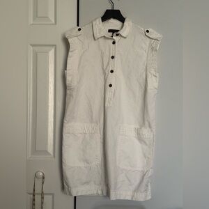 Banana Republic White Polo Dress